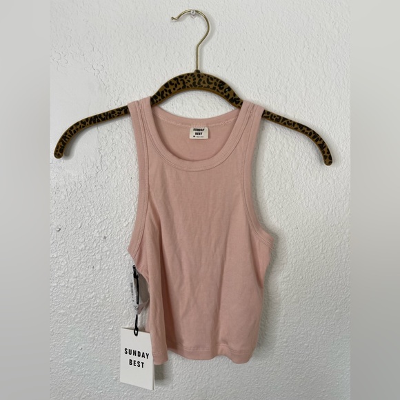 Sunday Best Tops - ARITZIA Sunday Best Rose Cloud Pink Honor Tank Size XS NWT